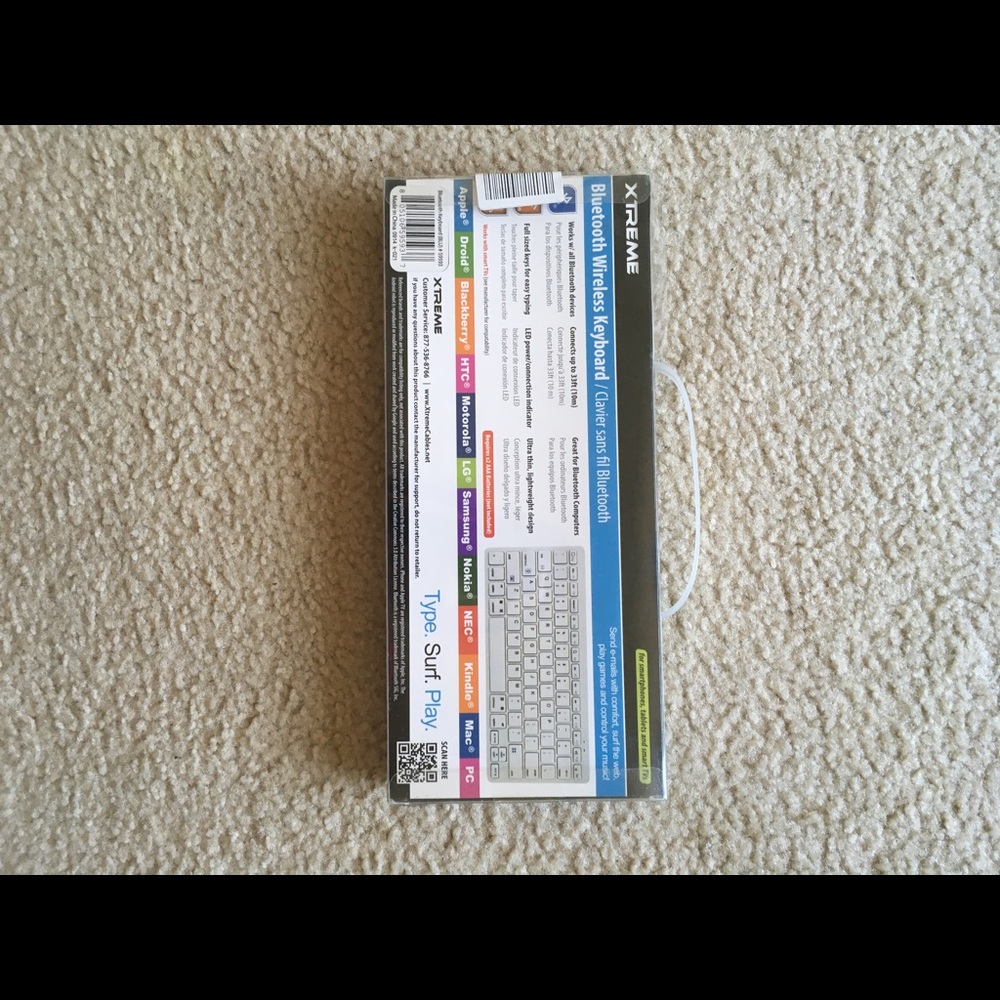 Bluetooth Wireless Keyboard - Picture 2 of 6